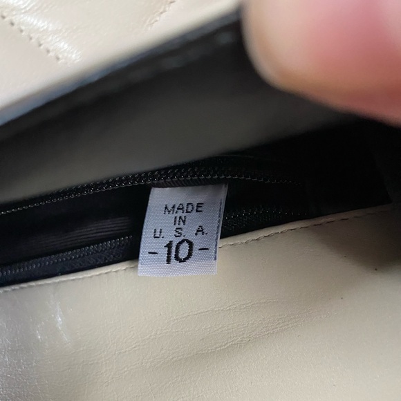 VTG Jay Herbert New York Quilted Leather Purse Bag Chain Strap Flap Made in USA - Picture 11 of 15